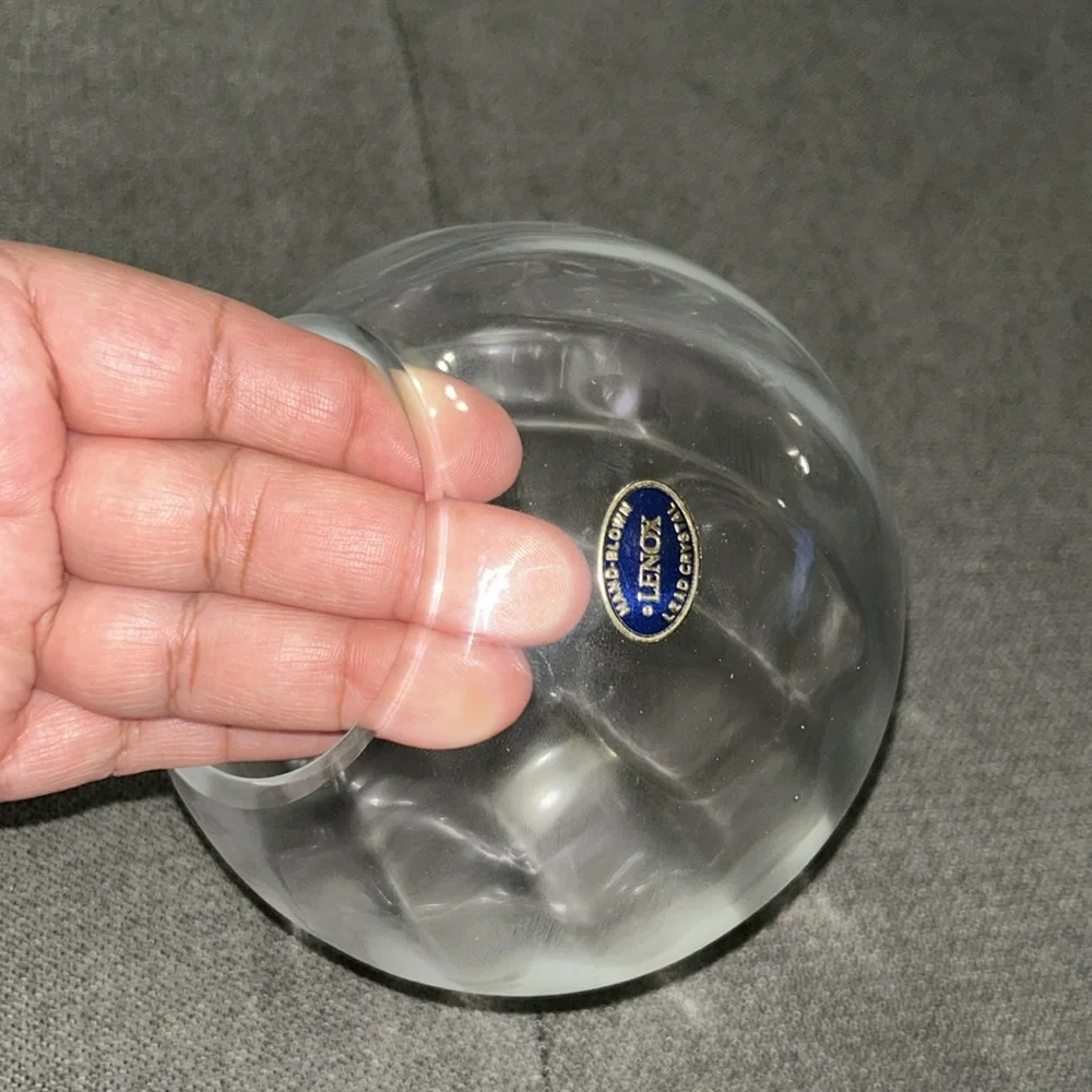 Lenox hand blown lead crystal bowl